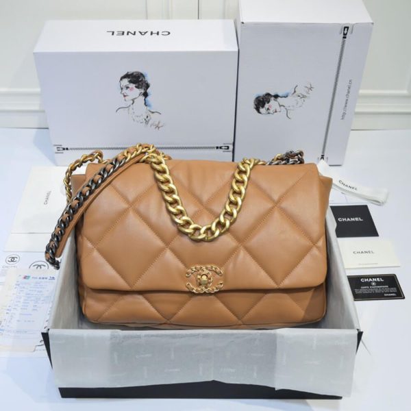 Ch*el 19 maxi handbag