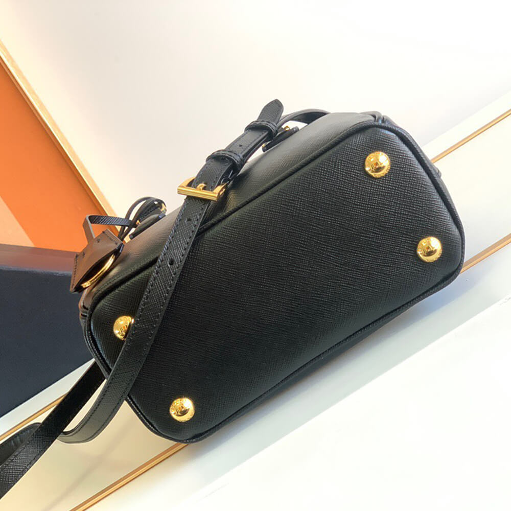 Pra*a galleria saffiano leather mini-bag