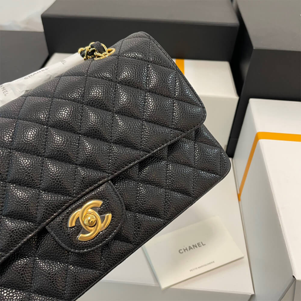Ch*el classic flap handbag(high-end grade)