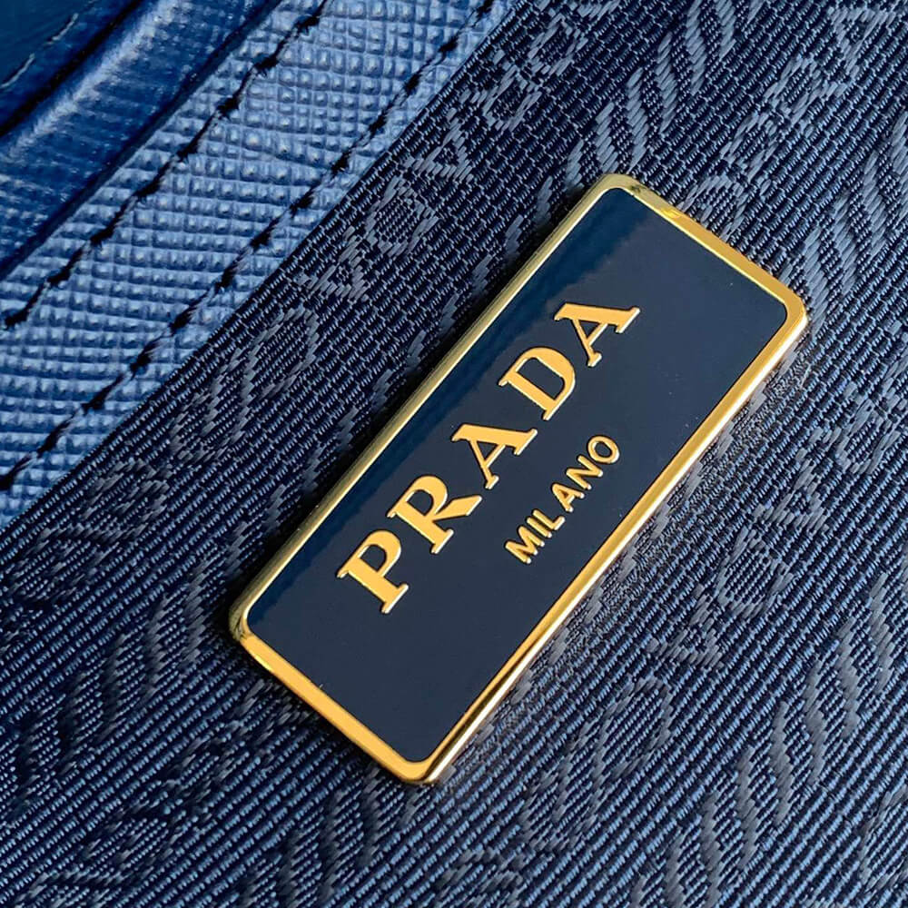 Pra*a galleria saffiano leather mini-bag